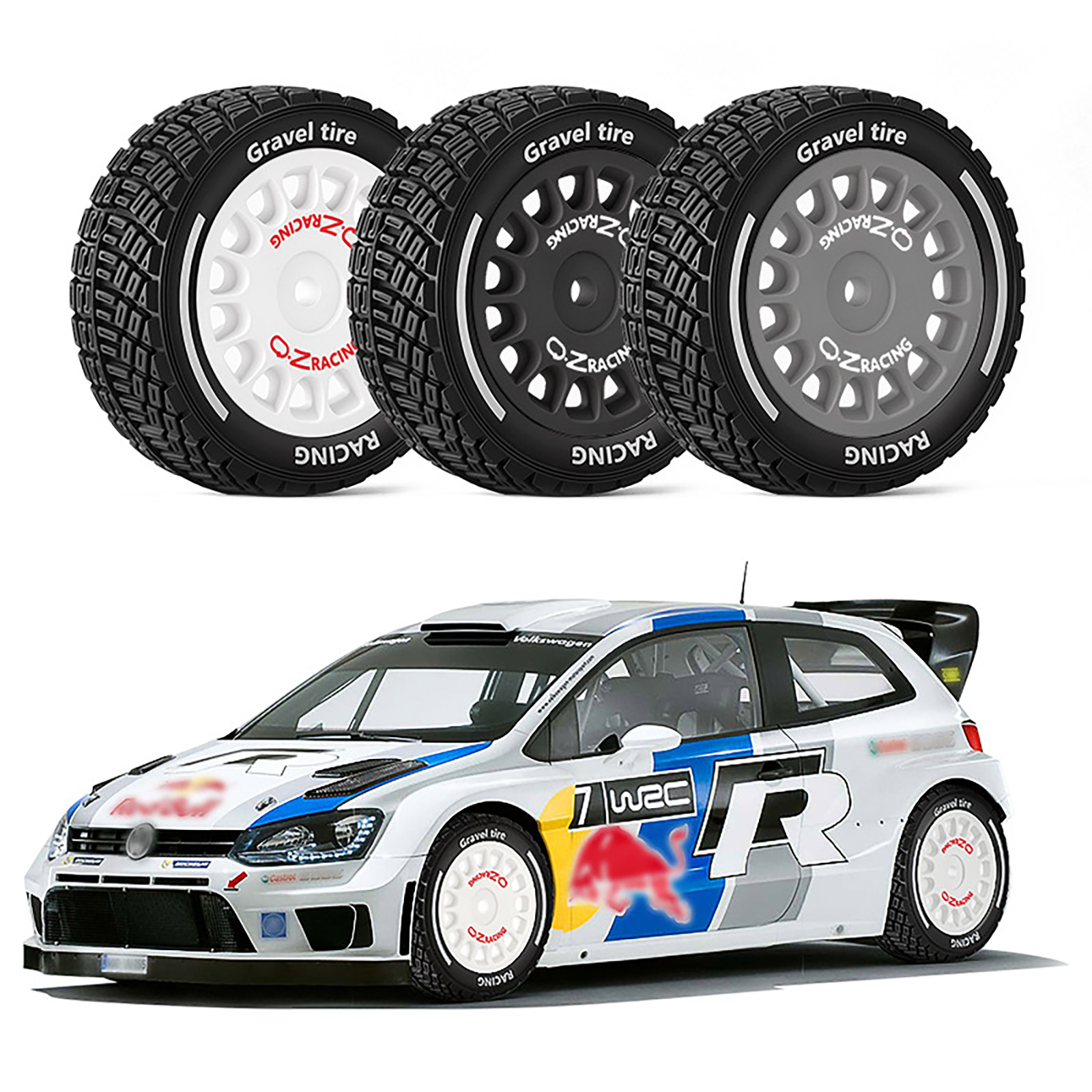 Yunshen Rc Hobby - 4pcs RC Rally Off-Road Buggy Wheel