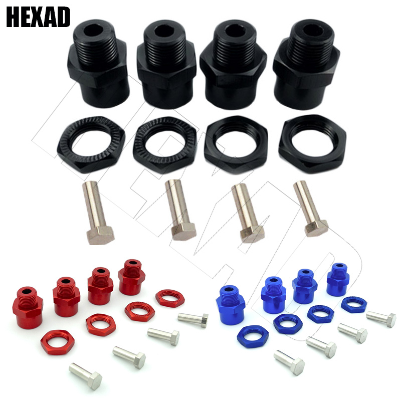 Wheel Hex Adapter - 4PCS Aluminum Alloy Hex Adapter 12mm