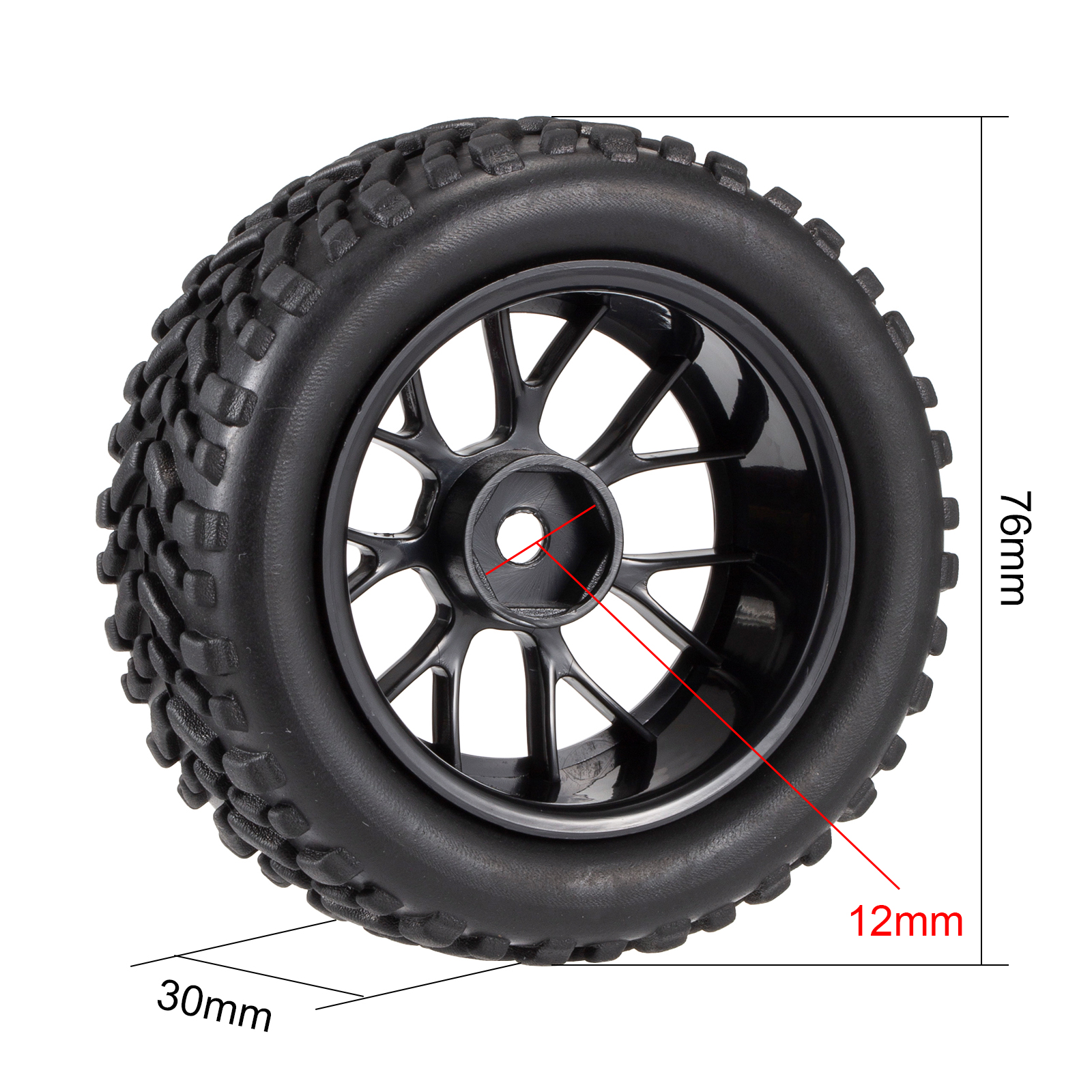 4PCS 76mm 1.9 inch Off Road Bu - Yunshen Rc Hobby avis et prix
