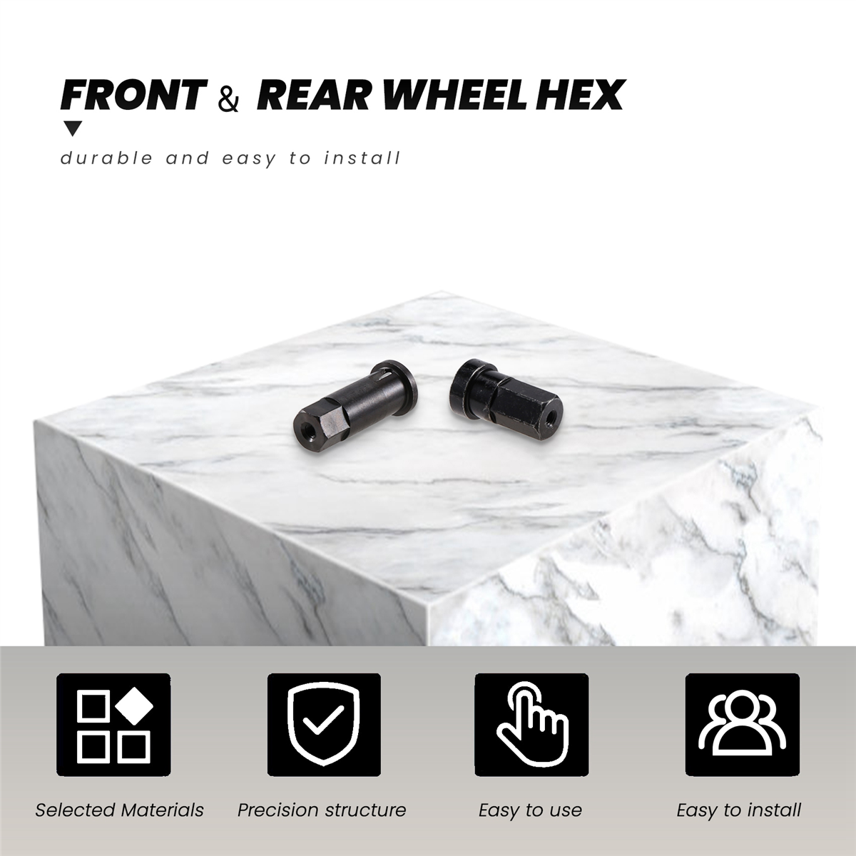 【Buyings】4Pcs Metal Wheel Hex  - Wheel Hex Adapter avis et prix