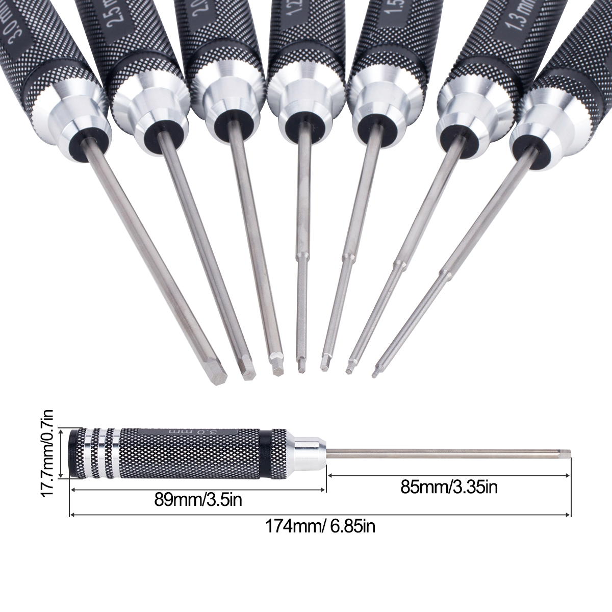 7 IN 1 Steel Hex Socket Profes - Rc Hobby Tools avis et prix