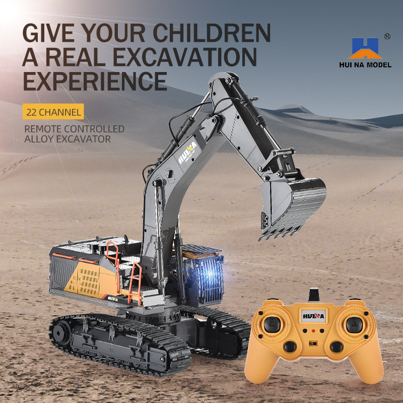 HUINA 1592 Alloy Excavator Tru - Yunshen Rc Hobby avis et prix