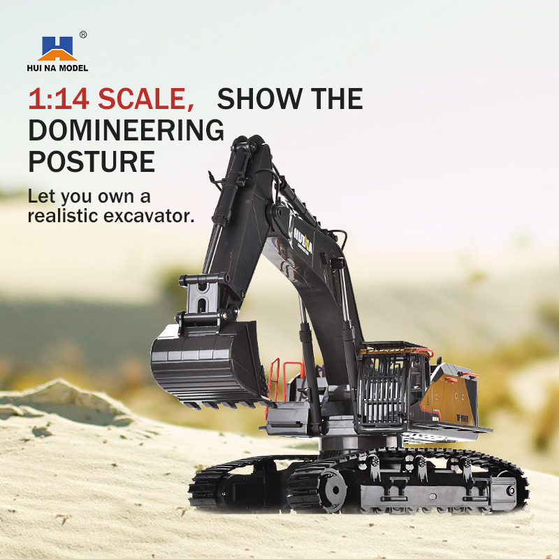 HUINA 1592 Alloy Excavator Tru - Yunshen Rc Hobby avis et prix