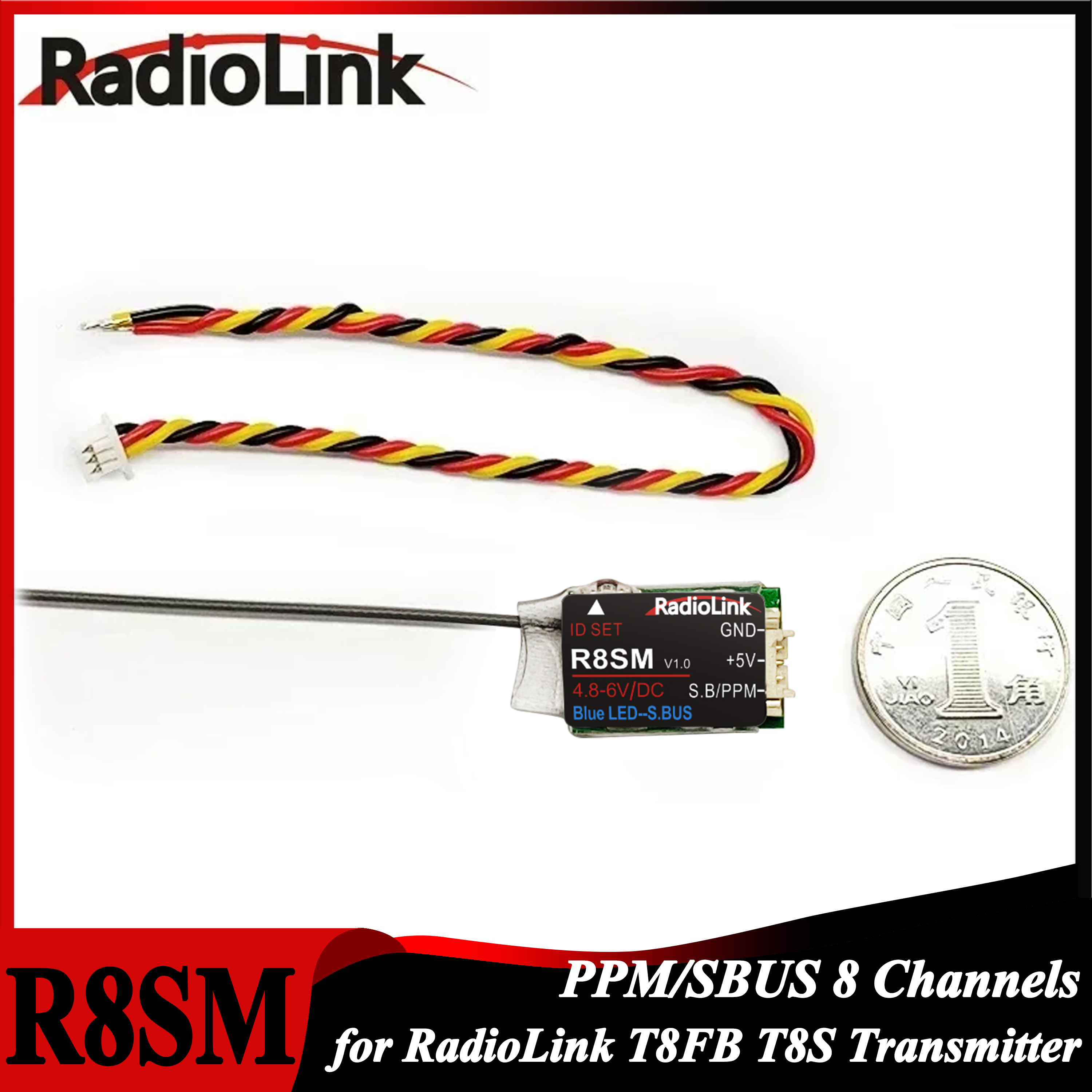 Radiolink R8SM 8 Channels 2.4G - Receiver Sbus 8Ch avis et prix