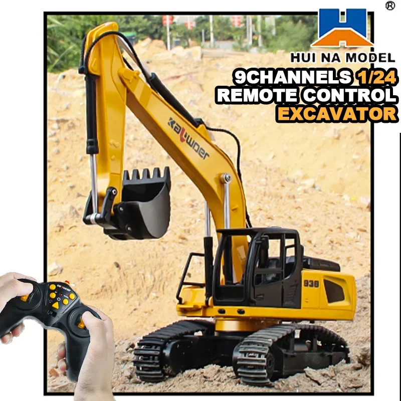 Huina Rc Excavator 1/24 9Ch Re - Yunshen Rc Hobby avis et prix