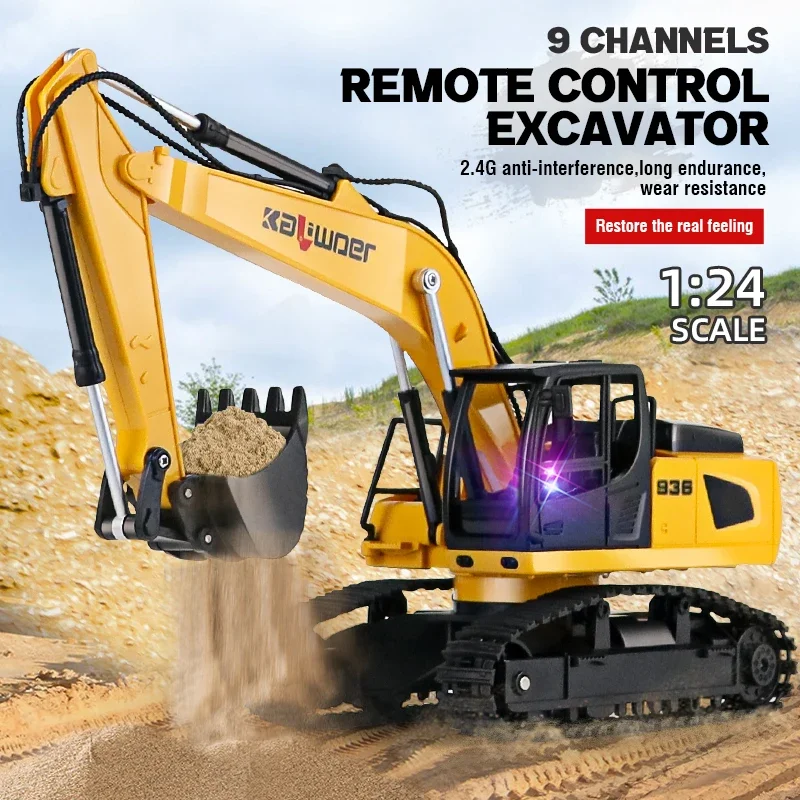 Huina Rc Excavator 1/24 9Ch Re - Yunshen Rc Hobby avis et prix