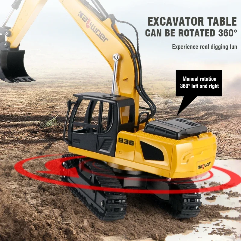 Huina Rc Excavator 1/24 9Ch Re - Yunshen Rc Hobby avis et prix