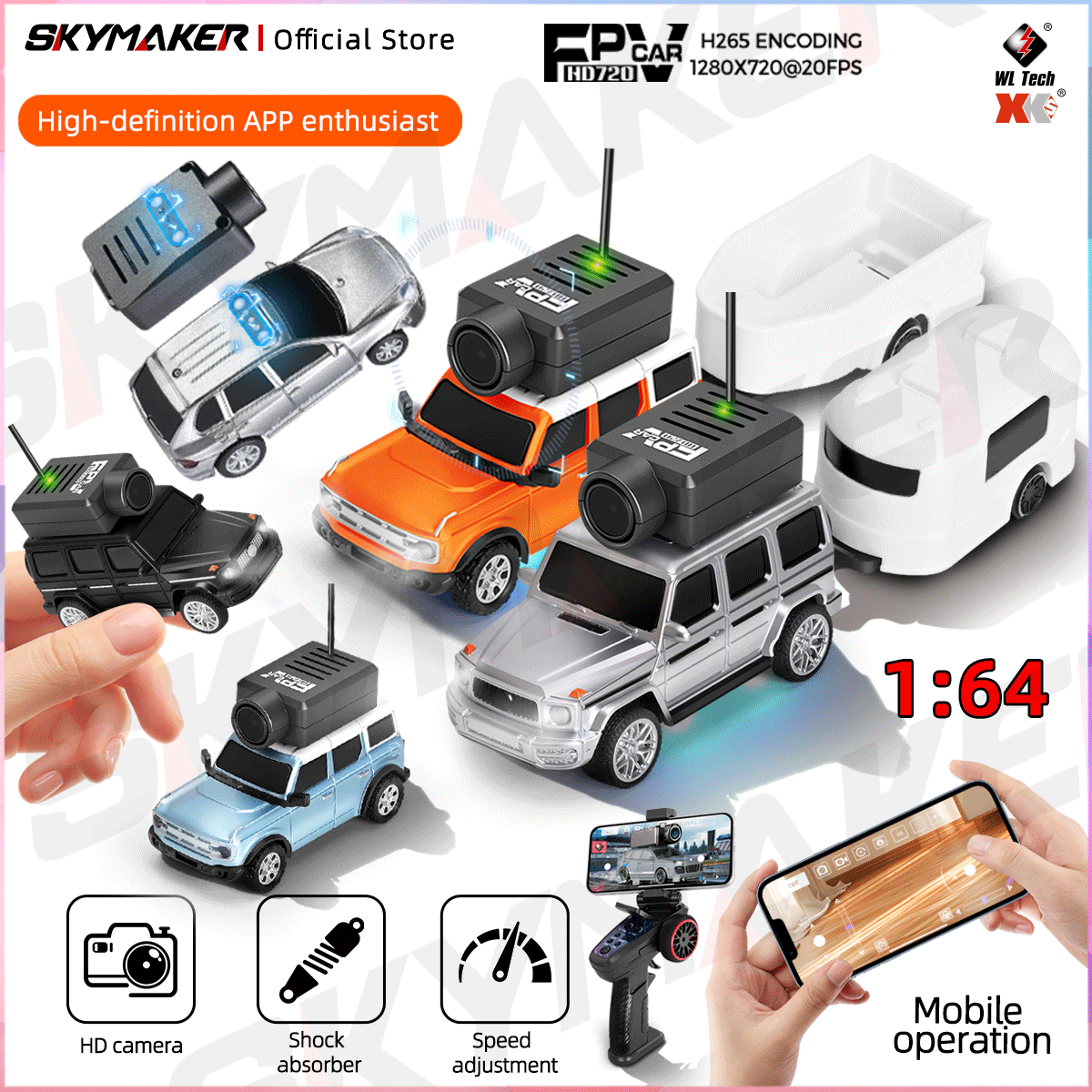 Wltoys Mini FPV APP Control Ca - Rc Hobby Horizon avis et prix