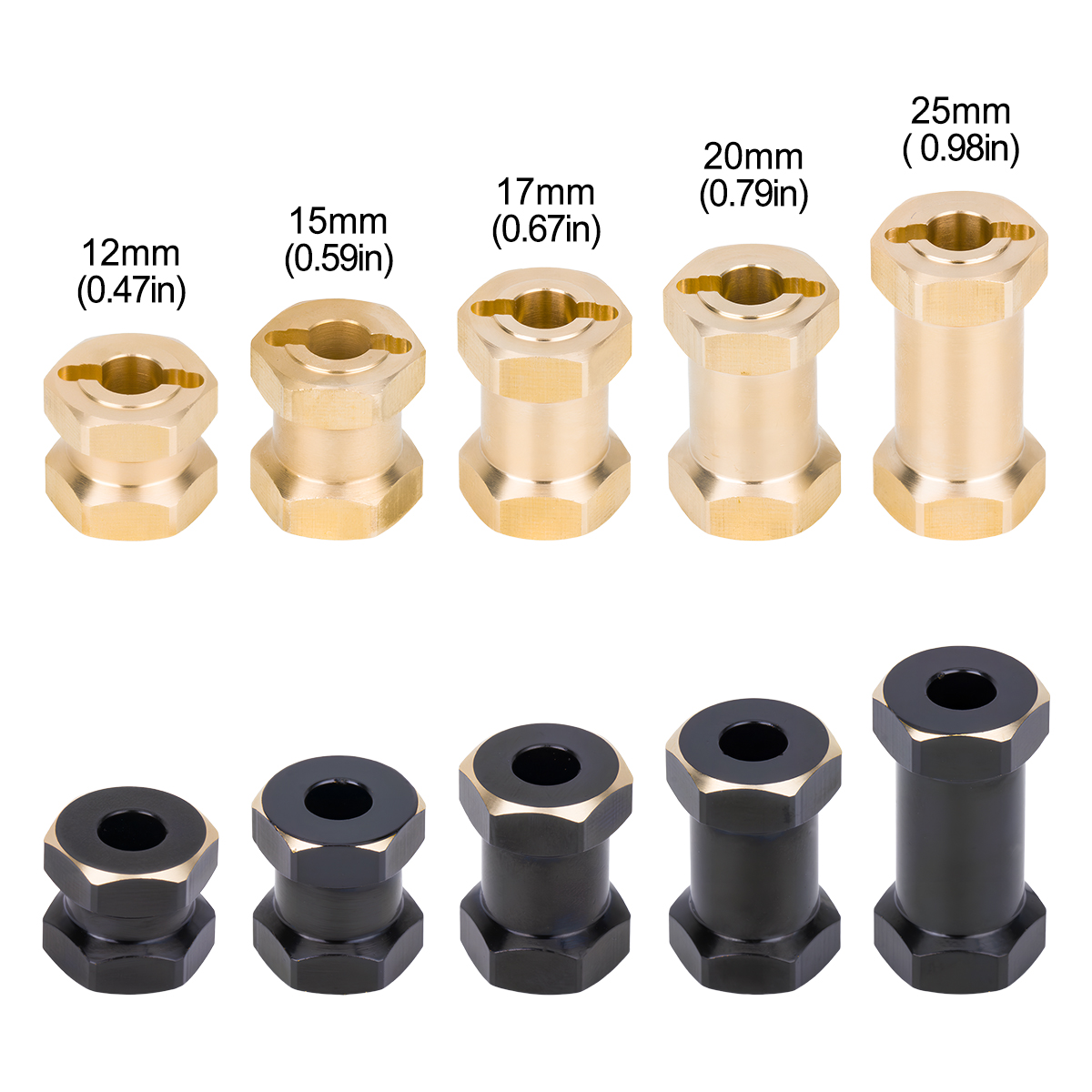 2 Colors - 4Pcs Heavy Duty Bra - Wheel Hex Adapter avis et prix
