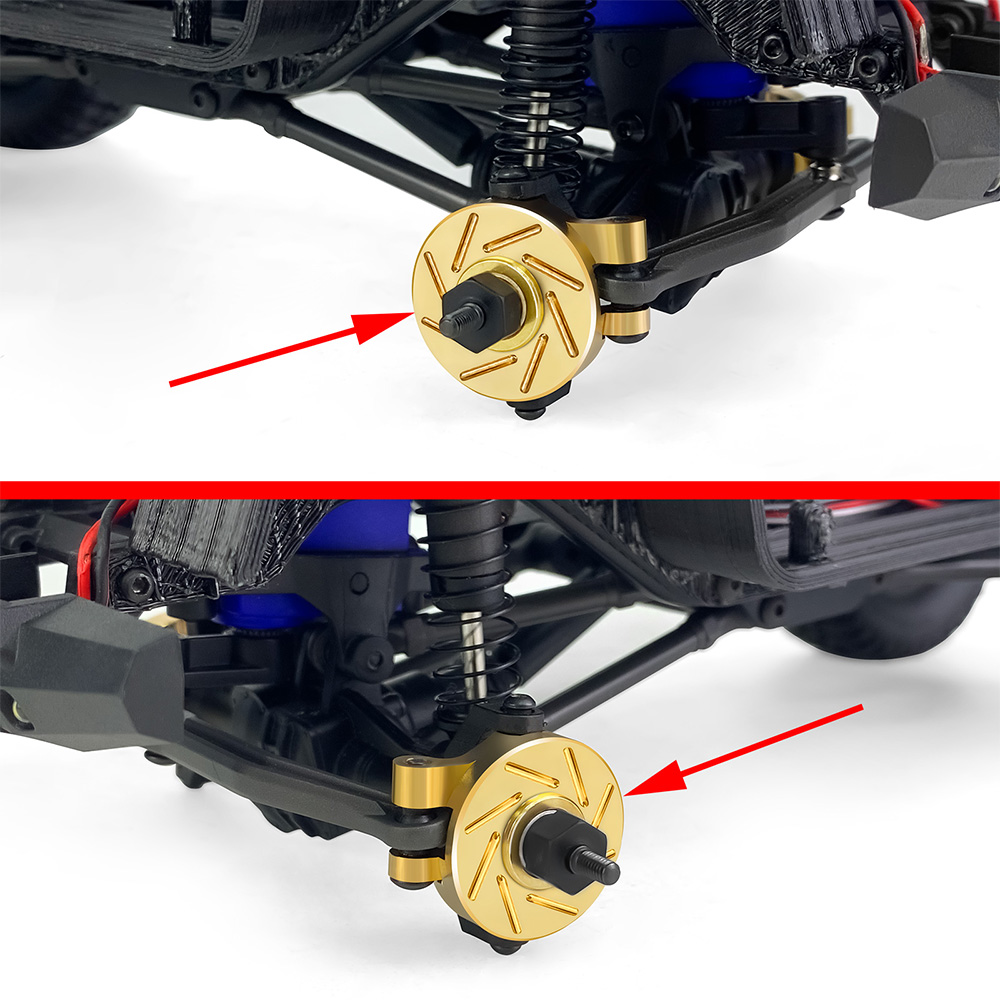 AXSPEED TRX4M Brass Weight Ste - Wheel Hex Adapter avis et prix