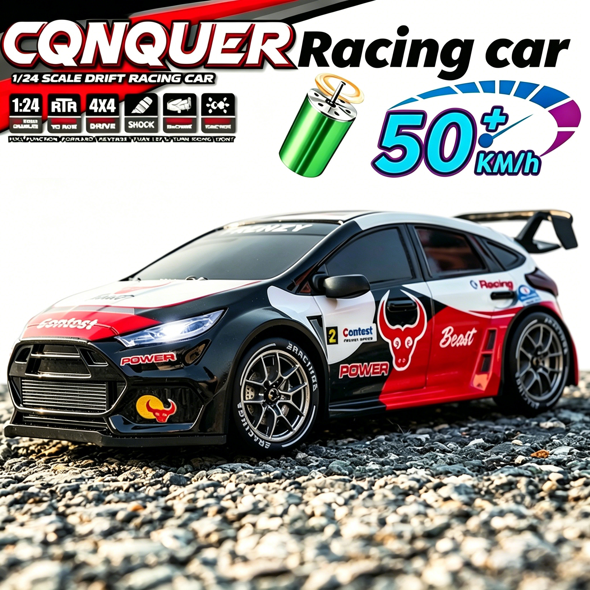 1：24 4WD 50KM/H RC Car Stunt D - Rc Hobby Horizon avis et prix