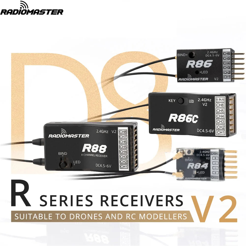 Radiomaster R81 R84 R86 R86C R - Receiver Sbus 8Ch avis et prix