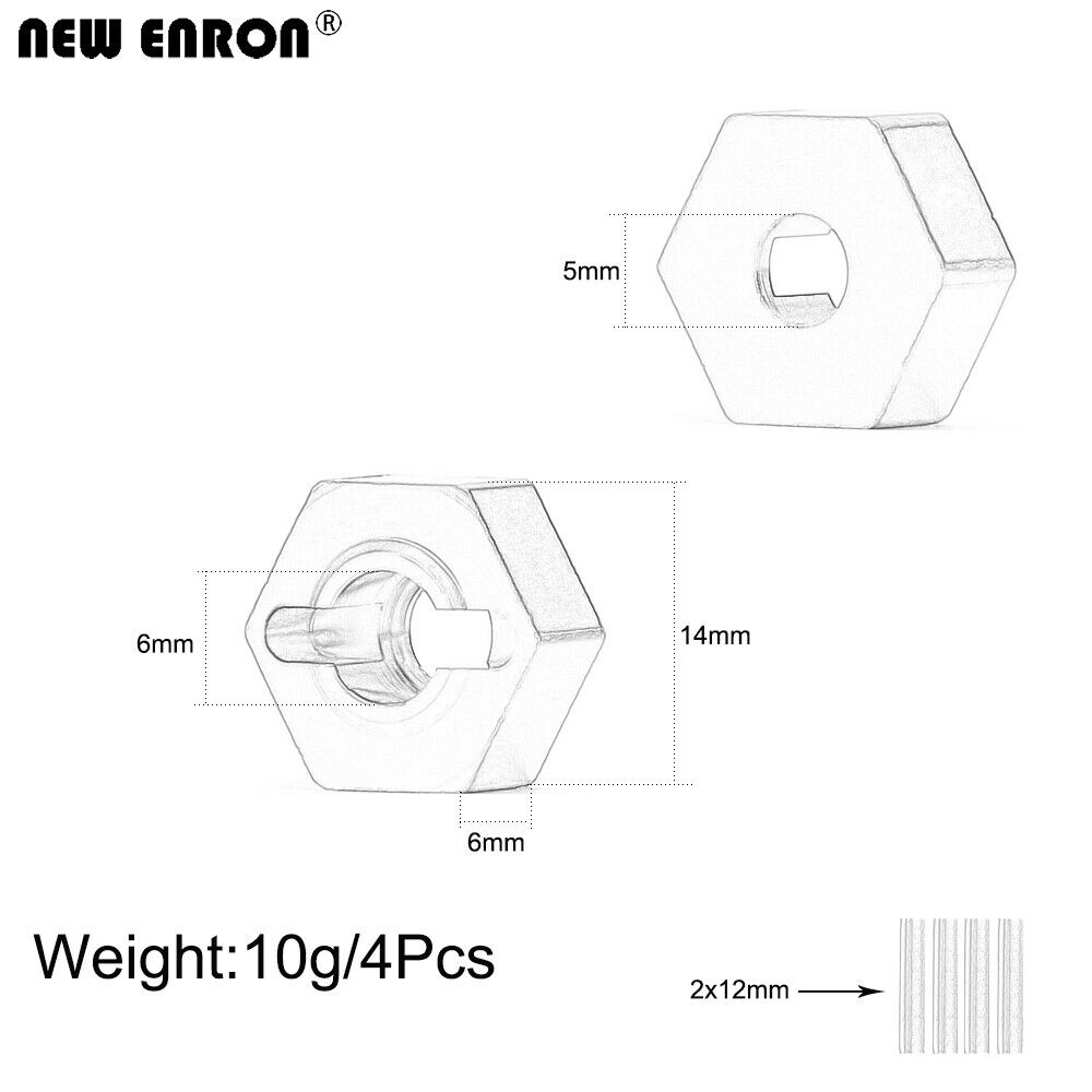 red/blue/black Aluminium 6061  - Wheel Hex Adapter avis et prix